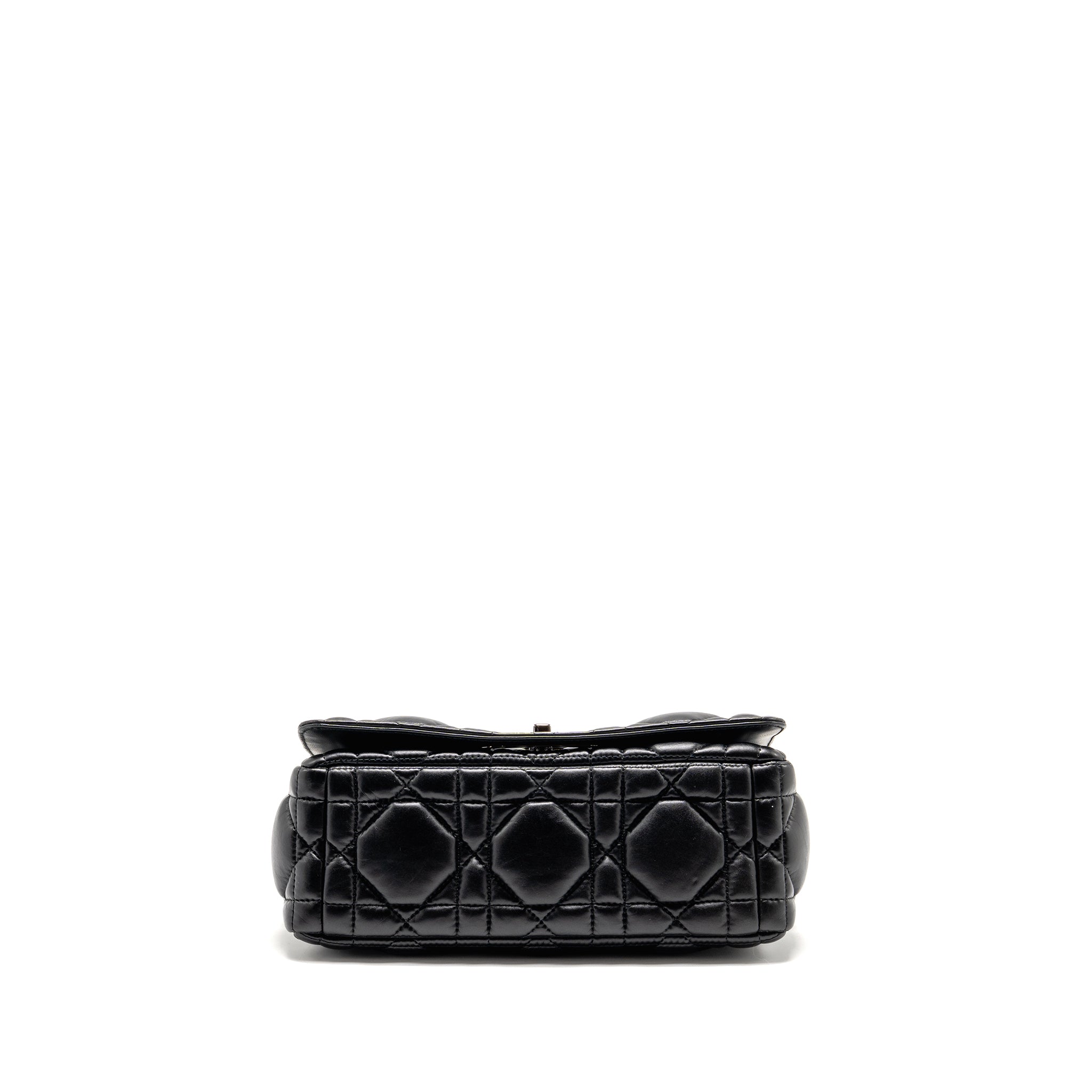 DIOR MEDIUM DIOR CARO BAG CALFSKIN SO BLACK