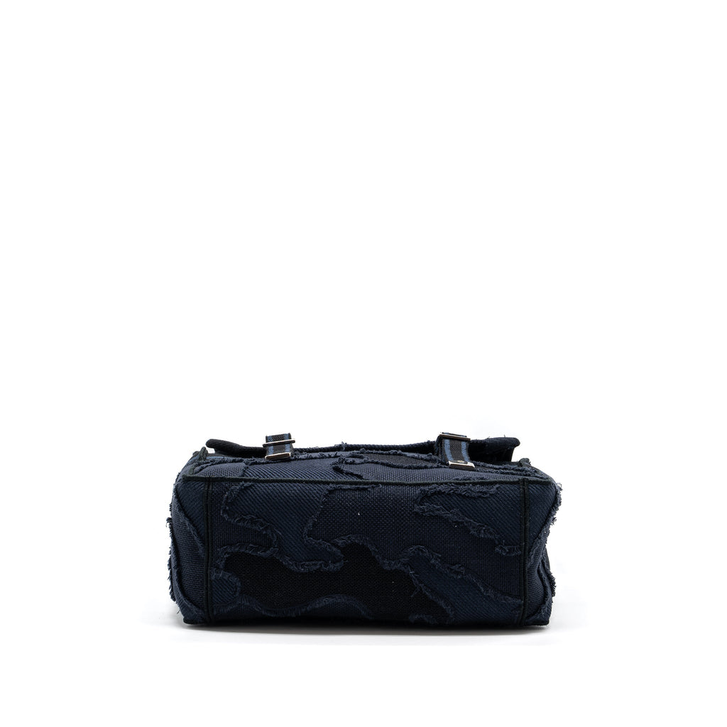 DIOR DIORCAMP MESSENGER BAG CANVAS DARK BLUE SHW
