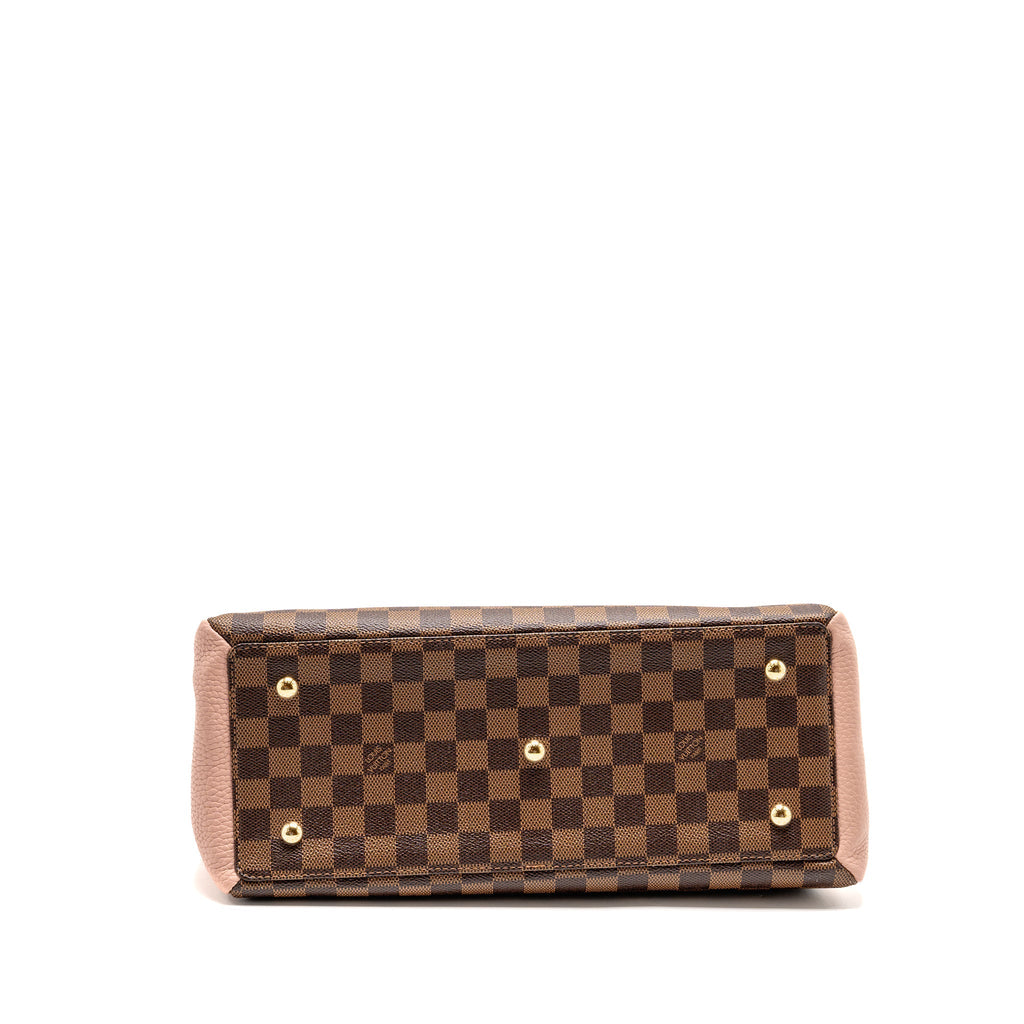 LOUIS VUITTON NORMANDY TOTE BAG DAMIER EBENE CANVAS MAGNOLIA GHW