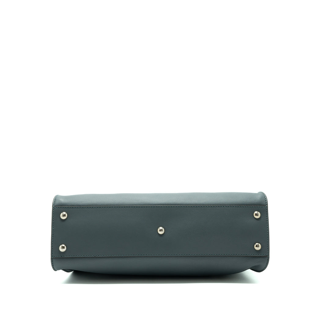 FENDI MEDIUM PEEKABOO LEATHER LIGHT BLUE SHW