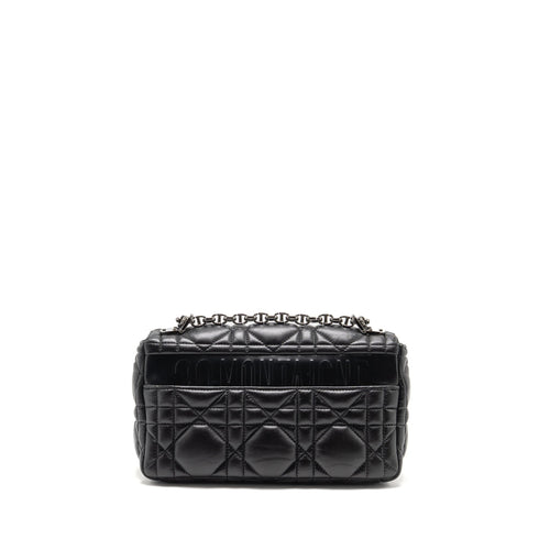 DIOR MEDIUM DIOR CARO BAG CALFSKIN SO BLACK