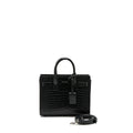 SAINT LAURENT SAC DE JOUR NANO CROC EMBOSSED CALFSKIN DARK GREEN SHW