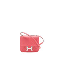 HERMES MINI CONSTANCE EPSOM ROSE AZALEE SHW