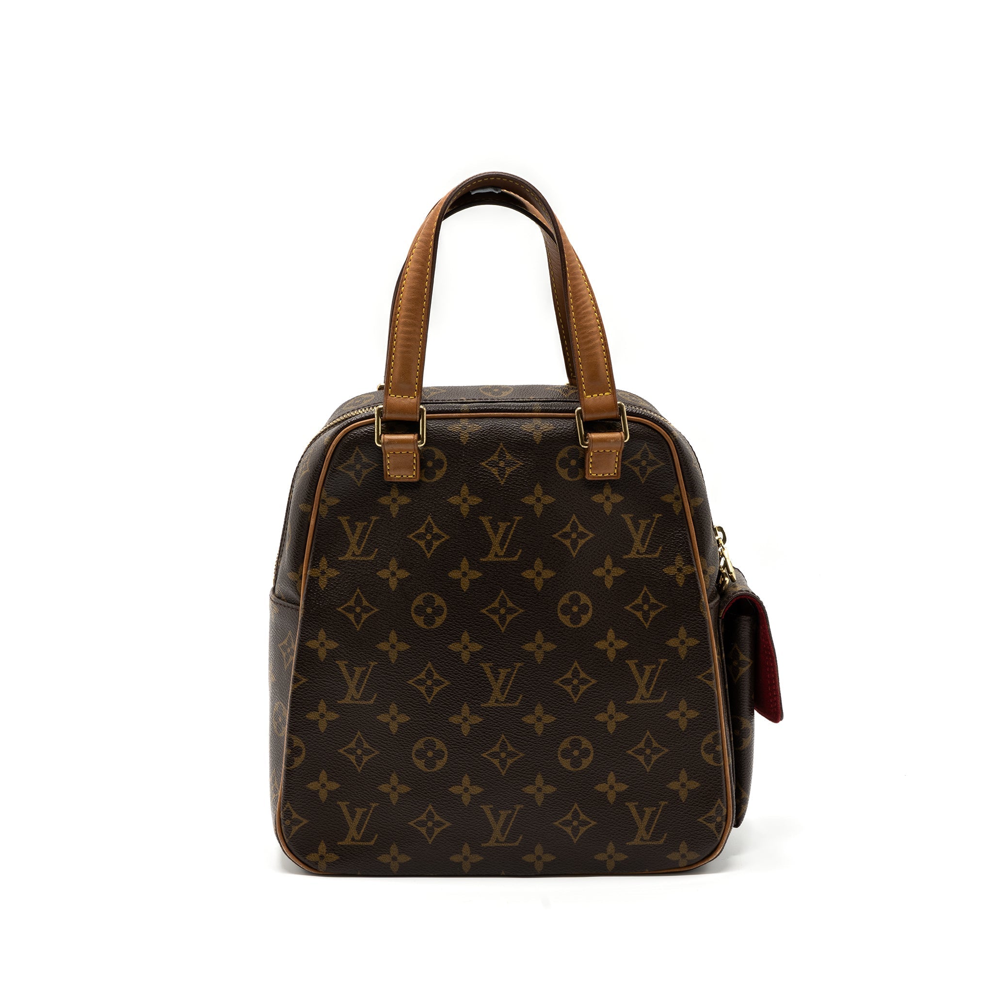 LOUIS VUITTON VINTAGE TOP HANDLE BAG MONOGRAM CANVAS GHW