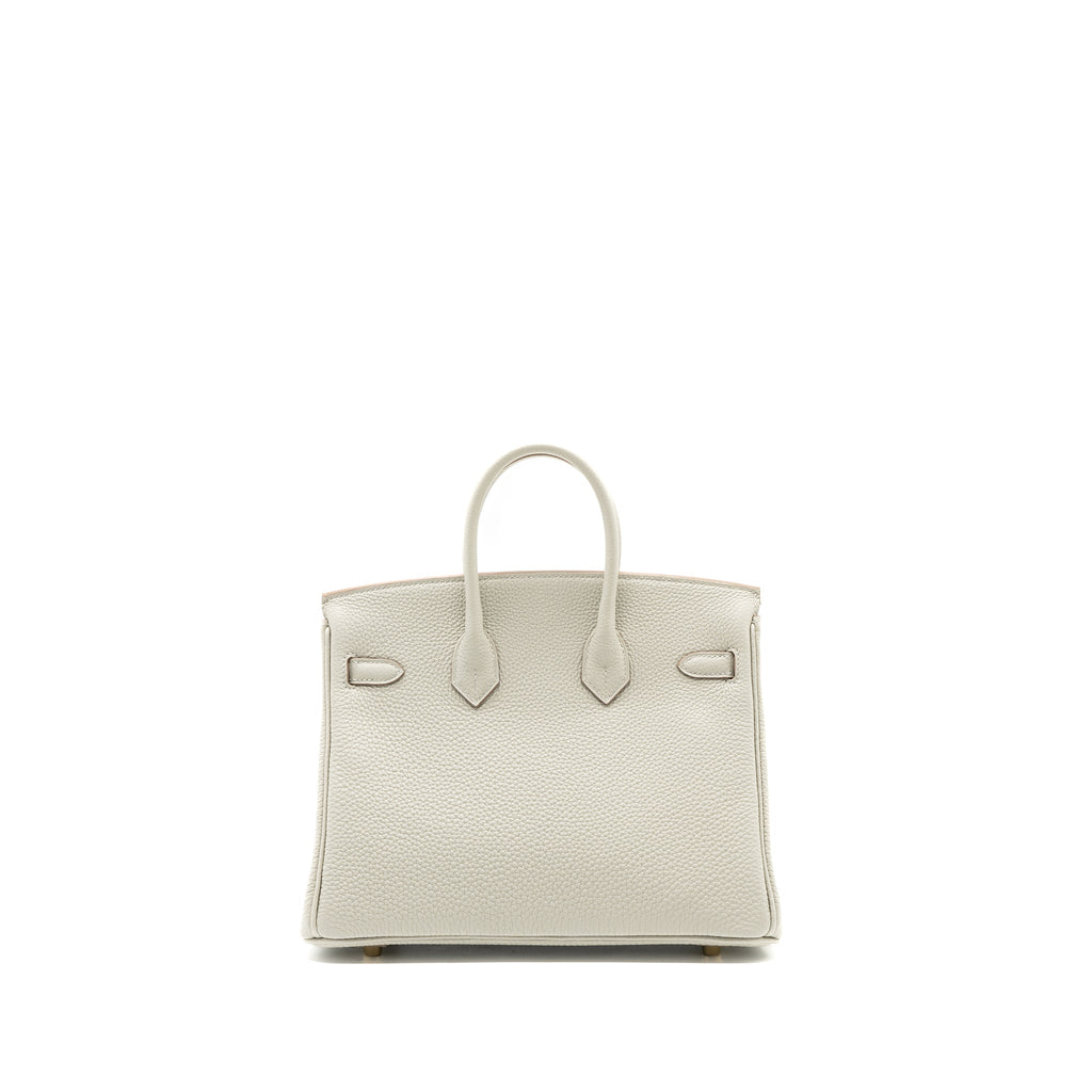 HERMES BIRKIN 25 TOGO GRIS PERLE GHW