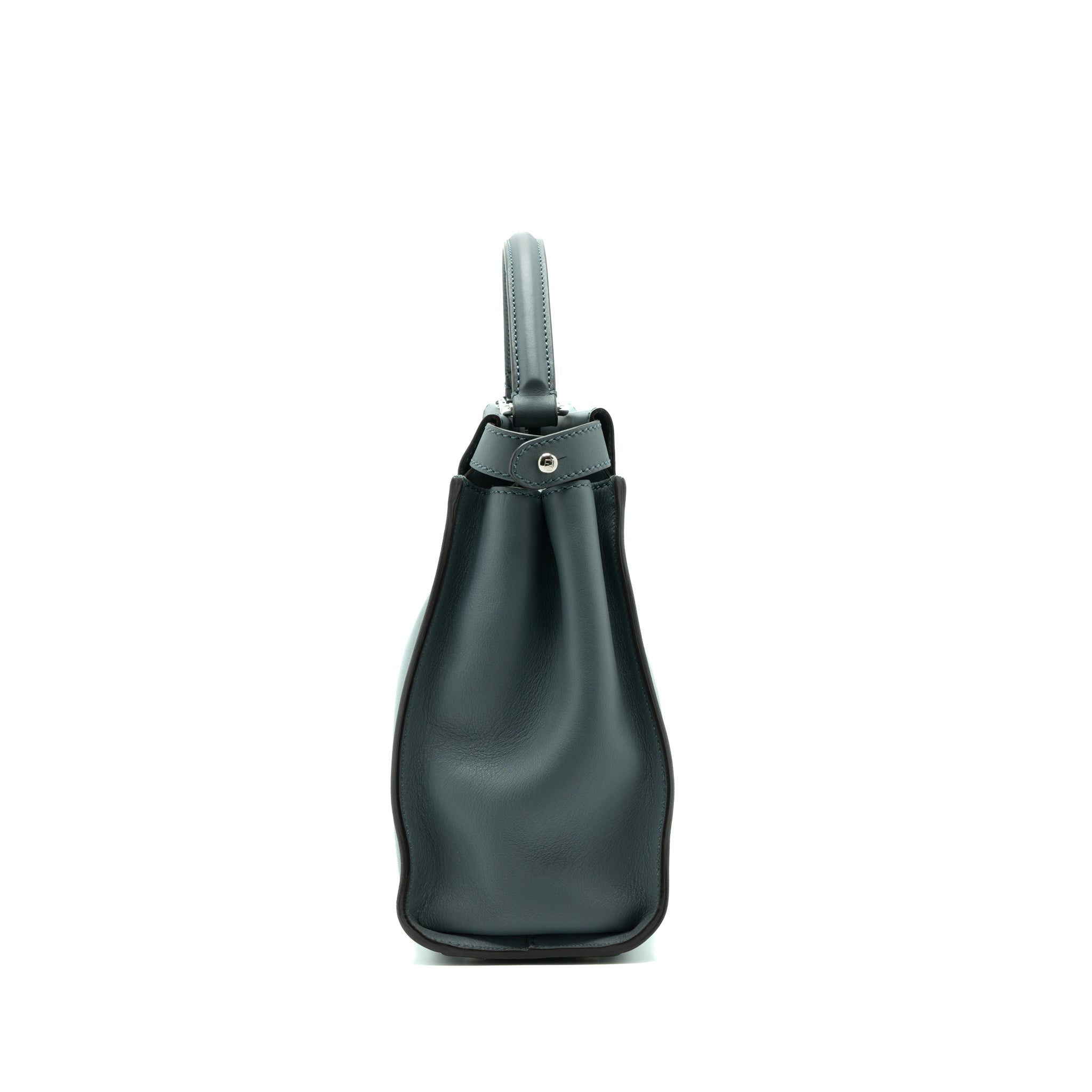 FENDI MEDIUM PEEKABOO LEATHER LIGHT BLUE SHW