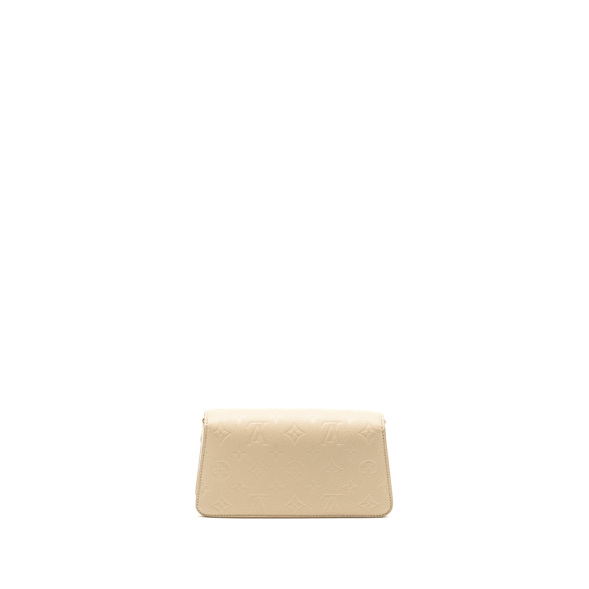 LOUIS VUITTON WALLET ON CHAIN MÉTIS MONOGRAM EMPREINTE CREAM GHW