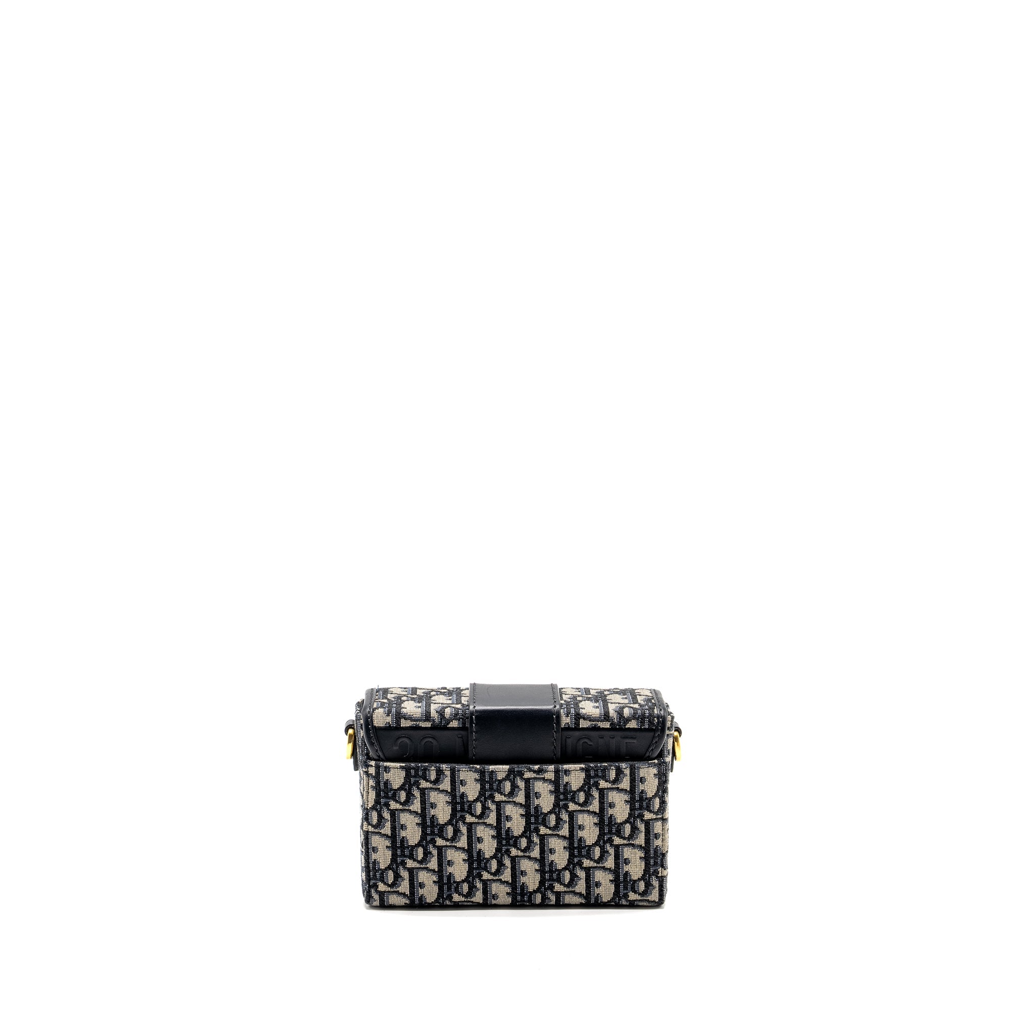 DIOR 30 MONTAIGNE BOX BLUE OBLIQUE JACQUARD GHW