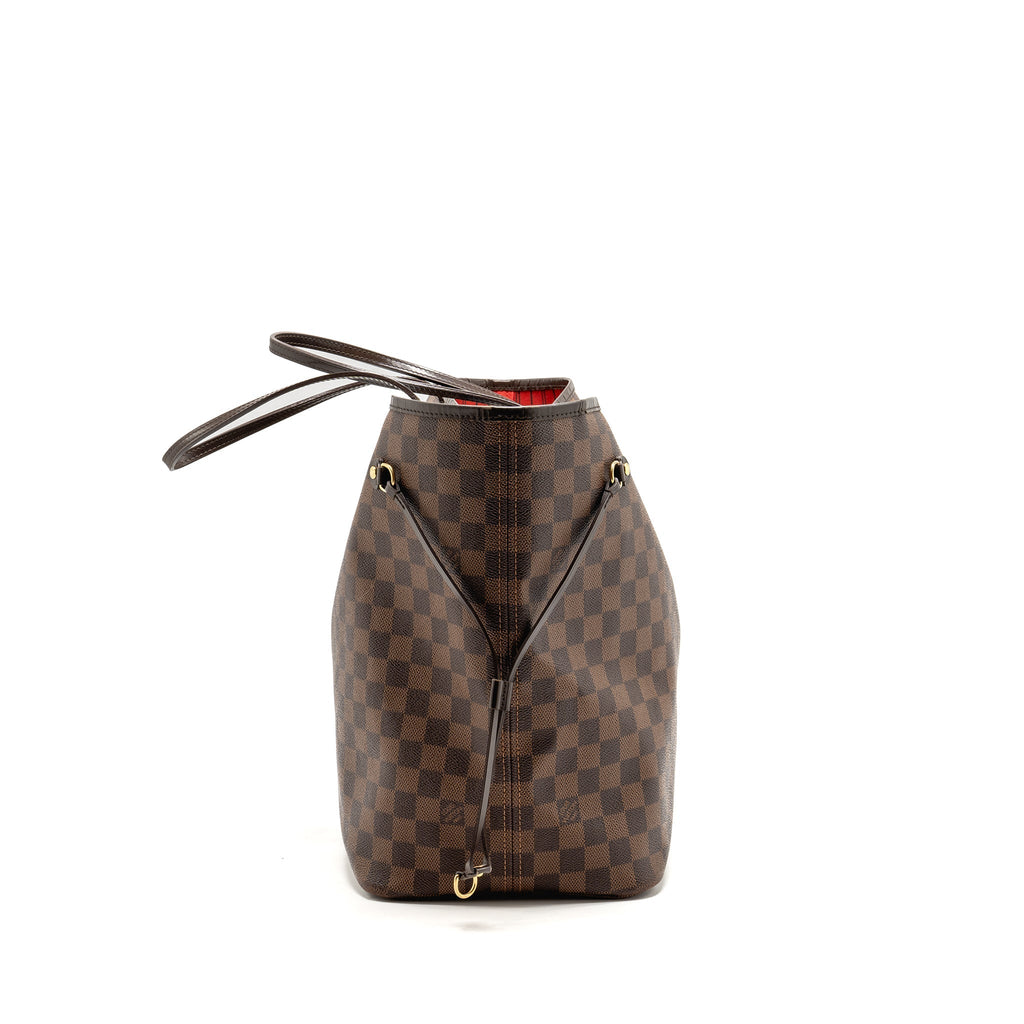 LOUIS VUITTON NEVERFULL GM DAMIER EBENE WITH GHW