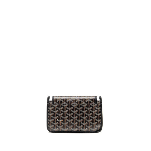 GOYARD PLUMET POCKET POCHETTE GOYARDINE CANVAS BLACK SHW