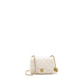 CHANEL PEARL CRUSH MINI SQUARE FLAP BAG LAMBSKIN WHITE GHW (MICROCHIP)