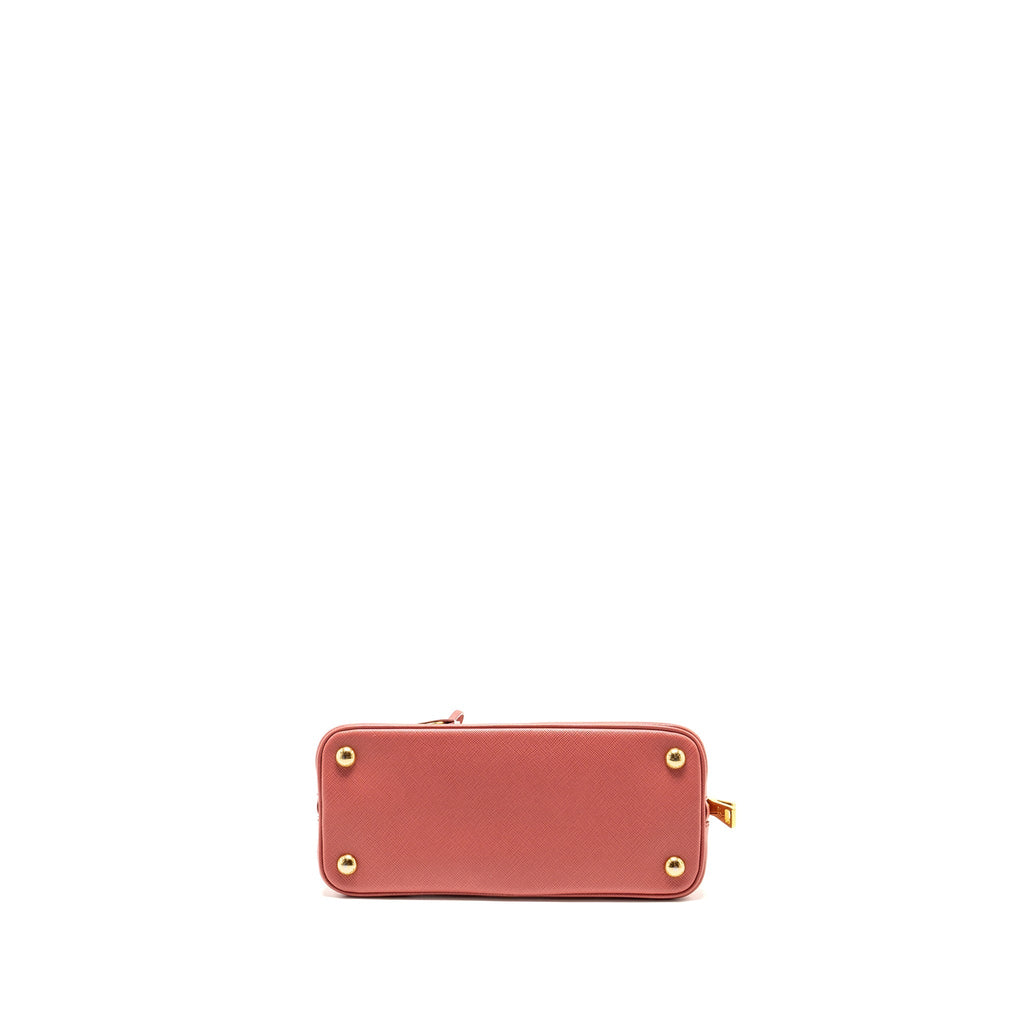 PRADA SAFFIANO PROMENADE BAG PINK GHW