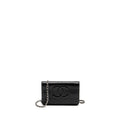 CHANEL TIMELESS WALLET ON CHAIN CAVIAR BLACK SHW