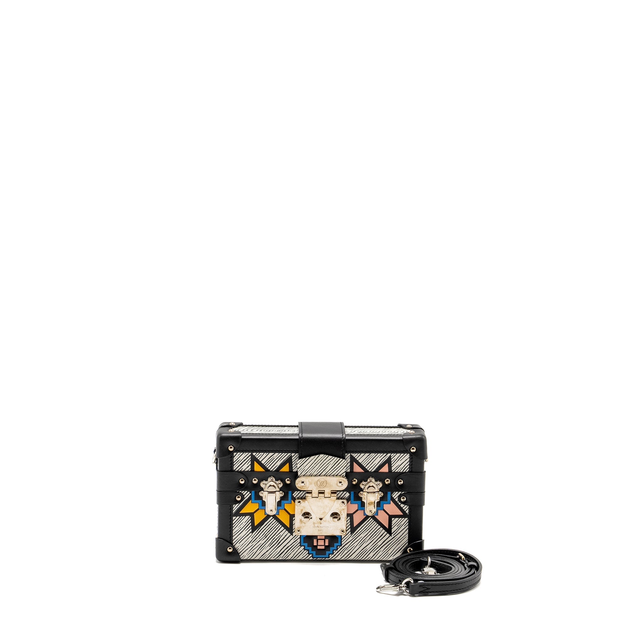 LOUIS VUITTON PETIT MALLE EPI LIGHT BLUE MULTICOLOUR SHW