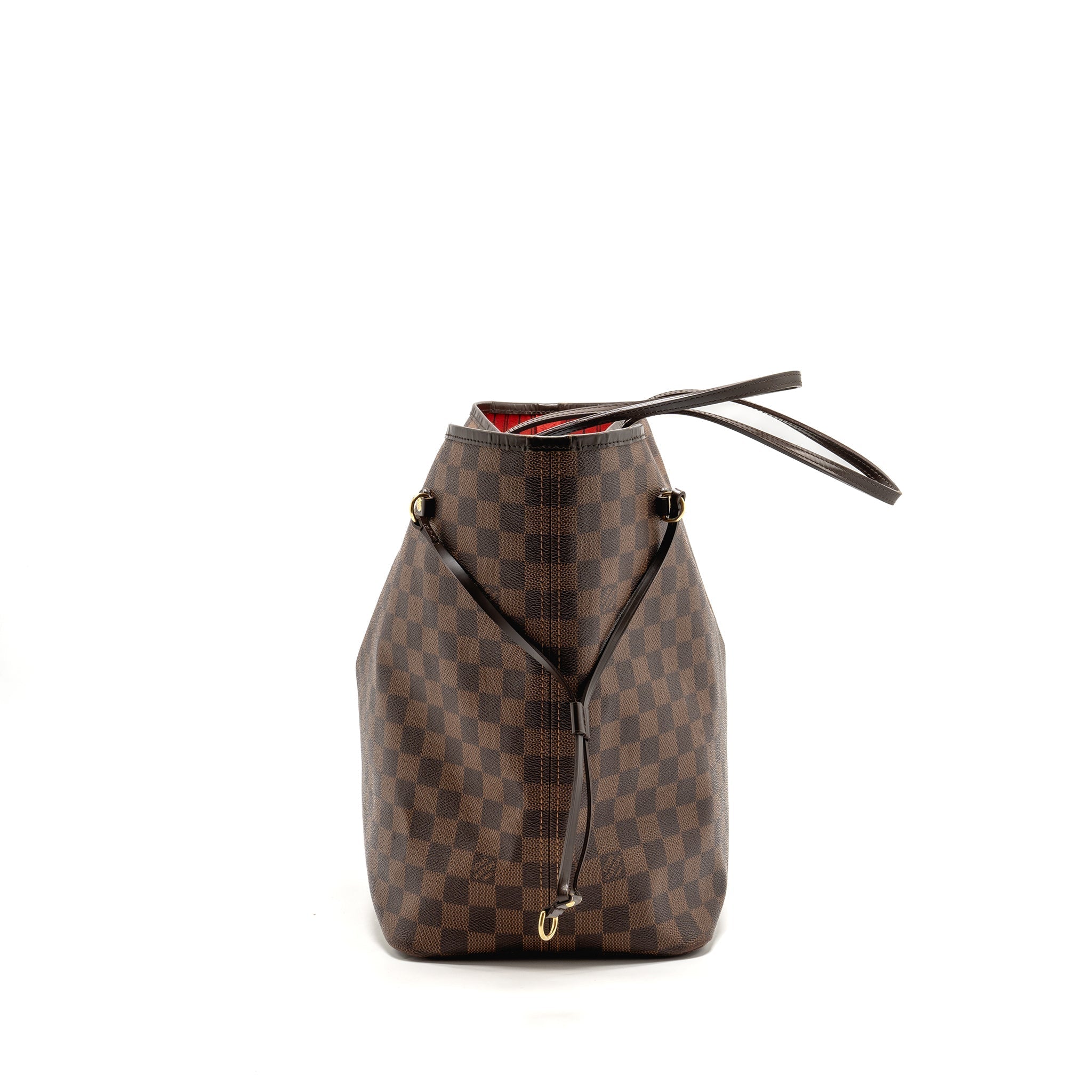 LOUIS VUITTON NEVERFULL GM DAMIER EBENE WITH GHW