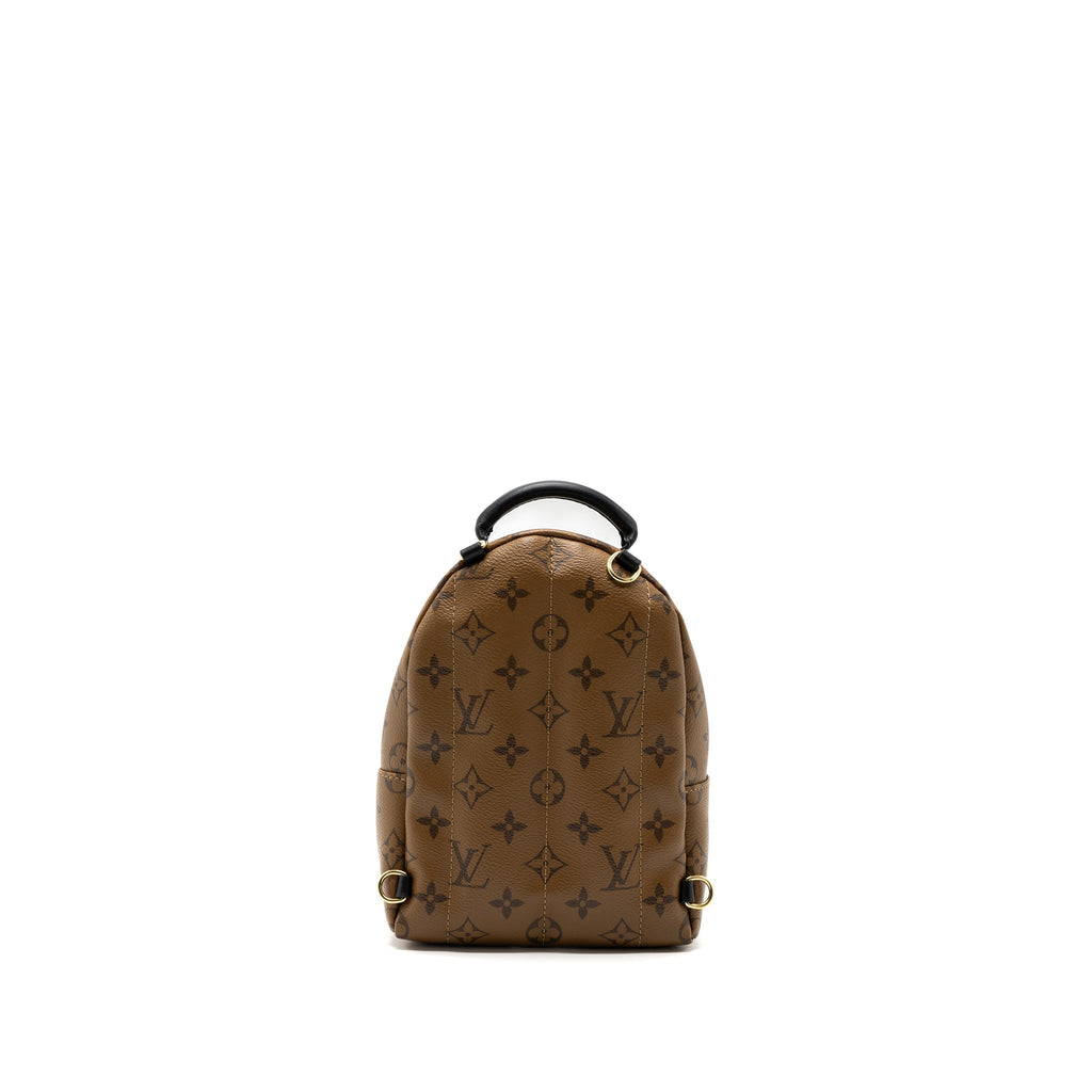 LOUIS VUITTON MINI PALM SPRING BACKPACK REVERSE MONOGRAM CANVAS GHW