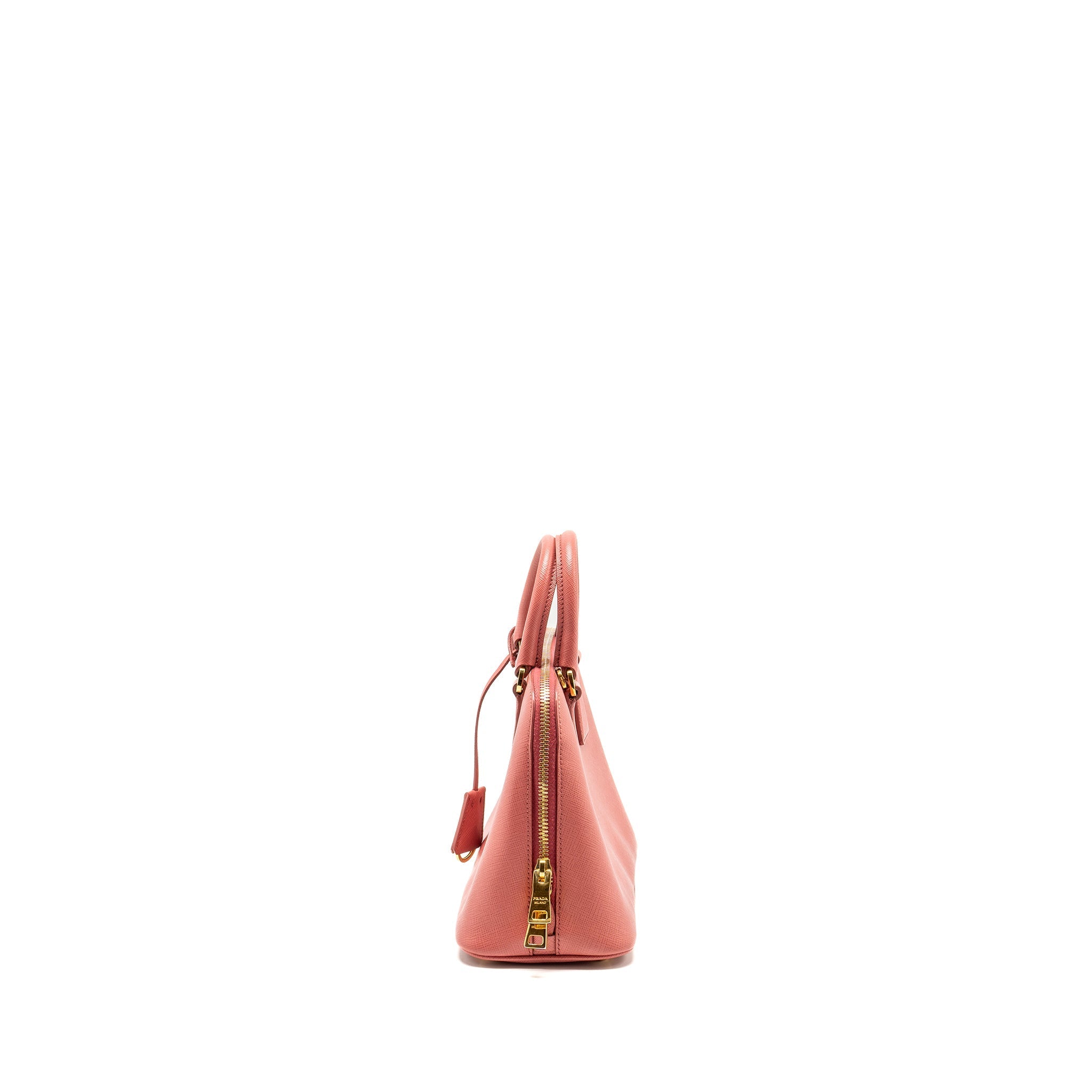 PRADA SAFFIANO PROMENADE BAG PINK GHW