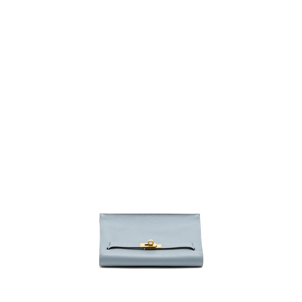 HERMES KELLY DANES EVERCOLOR J7 BLUE LIN GHW