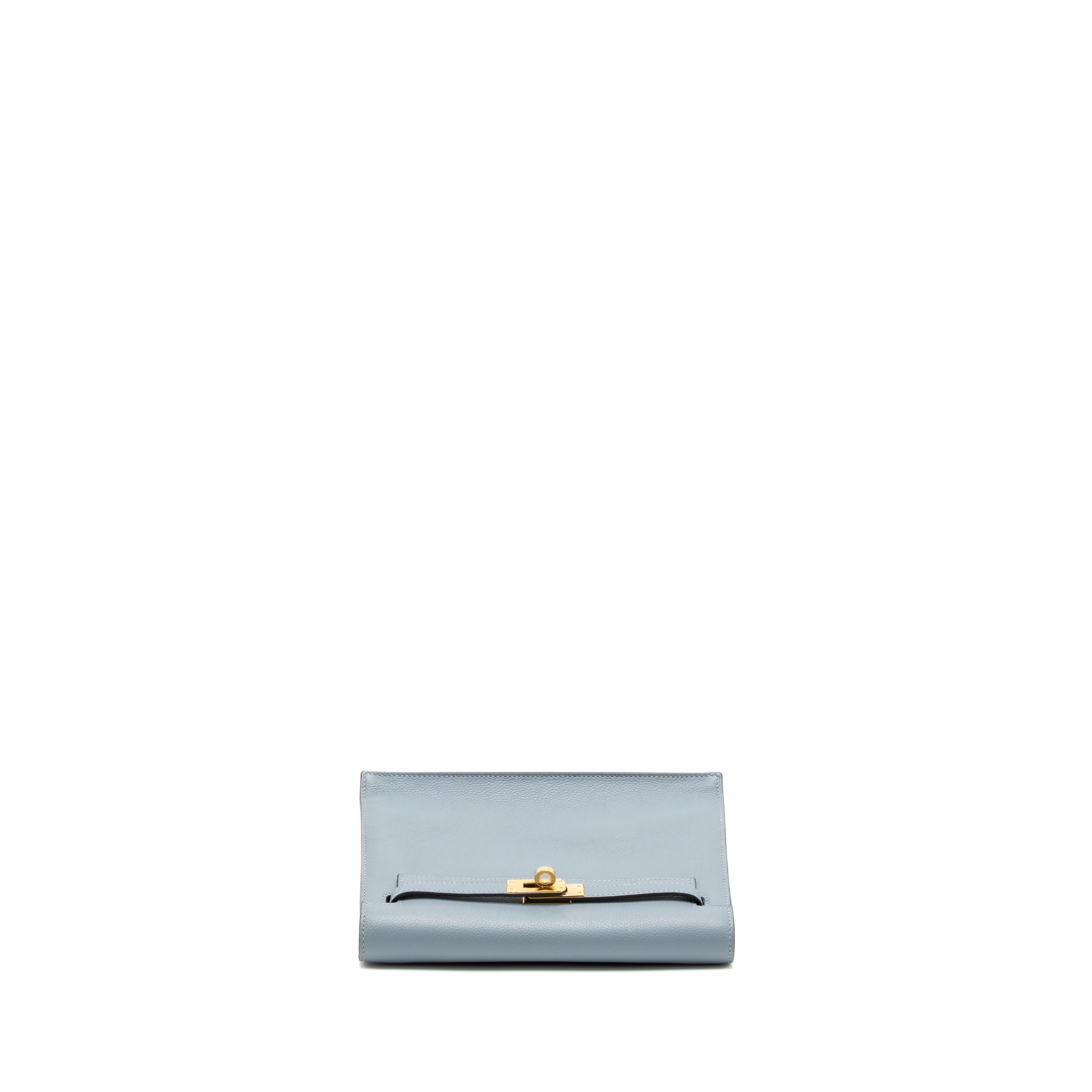 HERMES KELLY DANES EVERCOLOR J7 BLUE LIN GHW