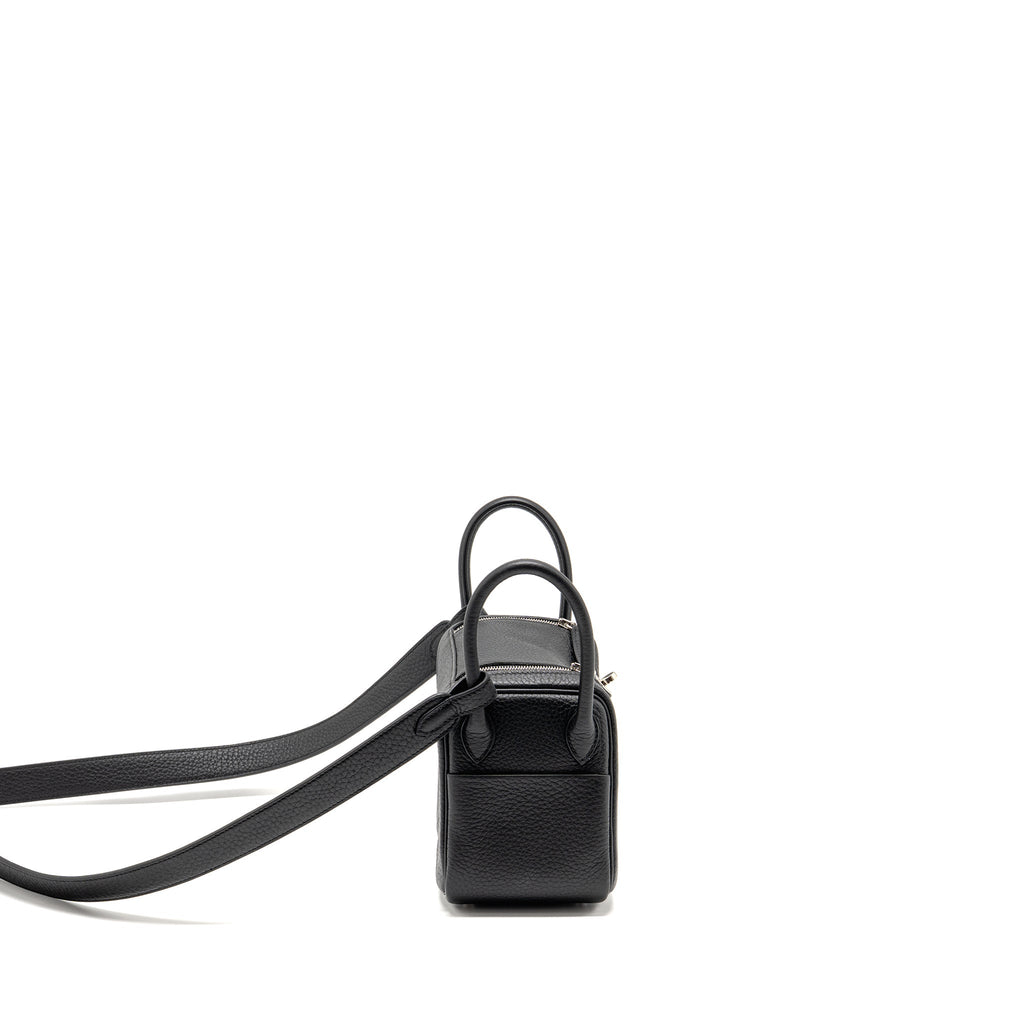 HERMES MINI LINDY II CLEMENCE BLACK SHW