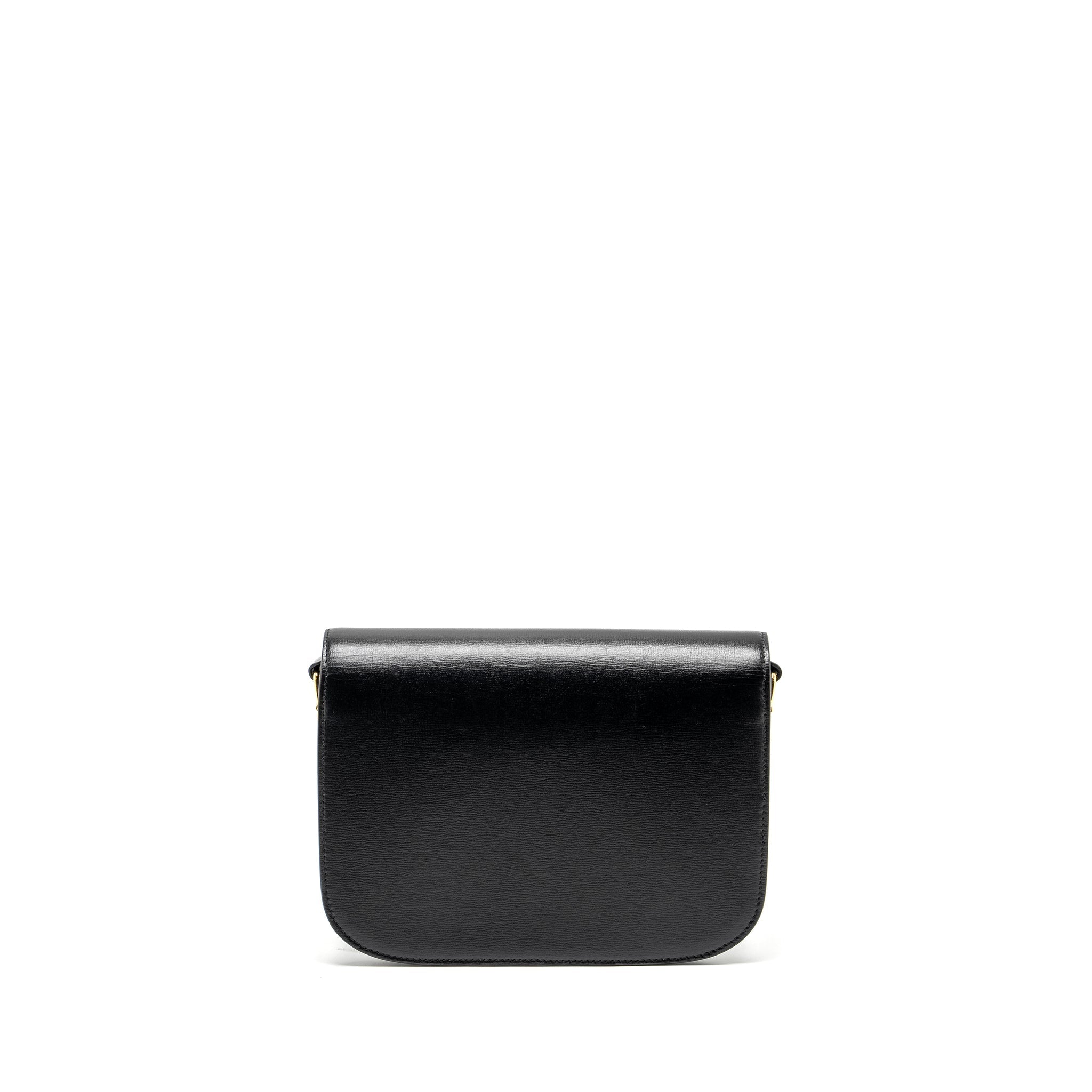 GUCCI HORSEBIT 1955 SHOULDER BAG CALFSKIN BLACK GHW