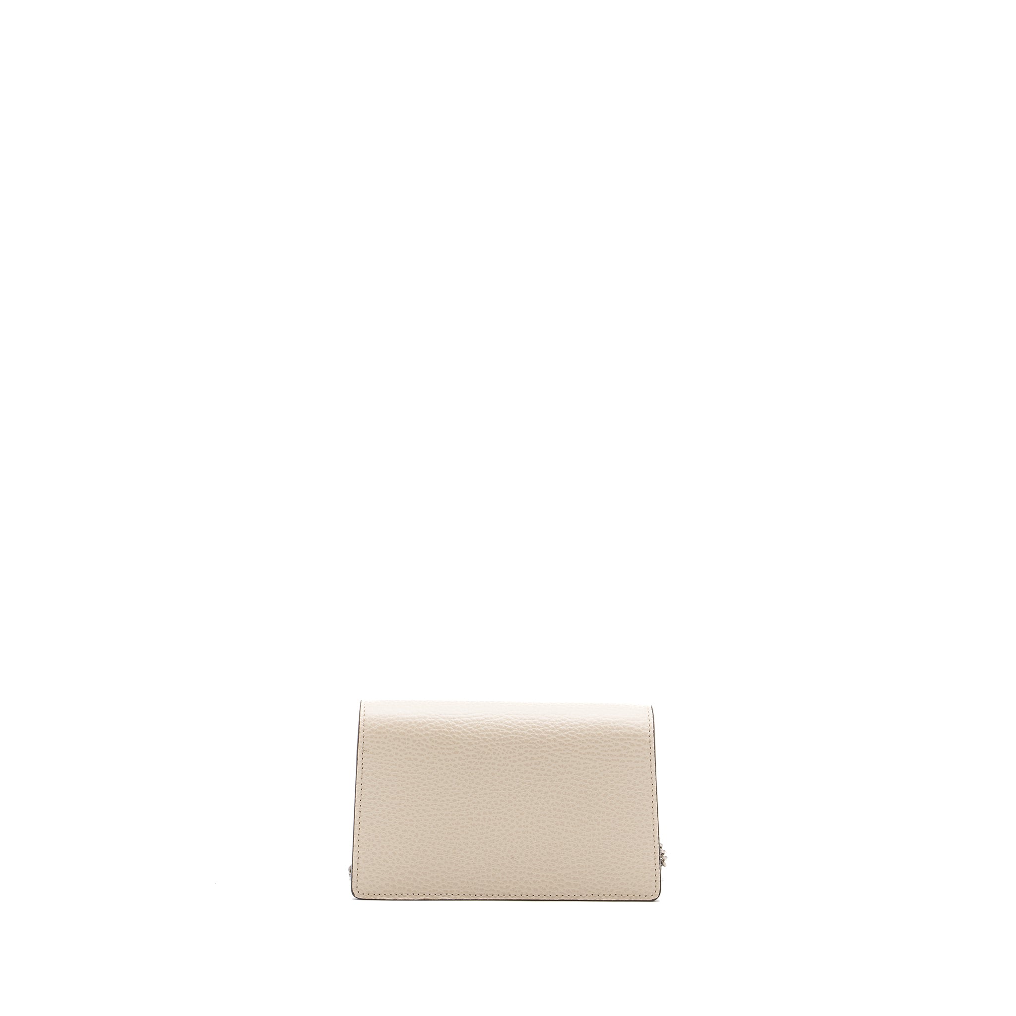 GUCCI SUPER MINI DIONYSUS CALFSKIN WHITE RUTHENIUM SHW