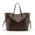 LOUIS VUITTON NEVERFULL GM DAMIER EBENE WITH GHW