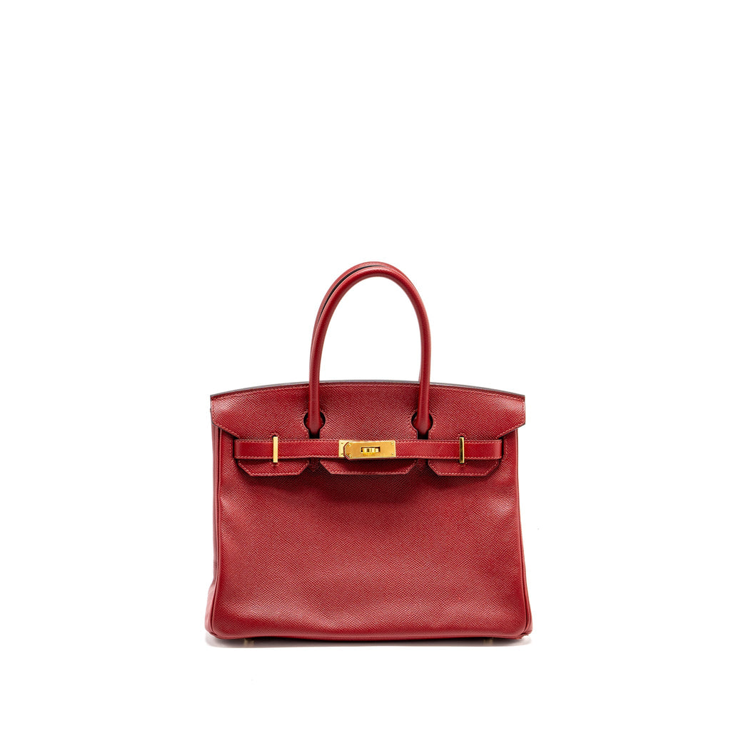 HERMES BIRKIN 30 EPSOM ROUGE GRENAT GHW