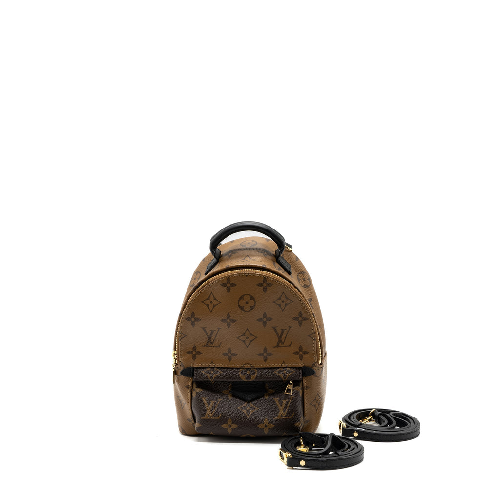 LOUIS VUITTON MINI PALM SPRING BACKPACK REVERSE MONOGRAM CANVAS GHW