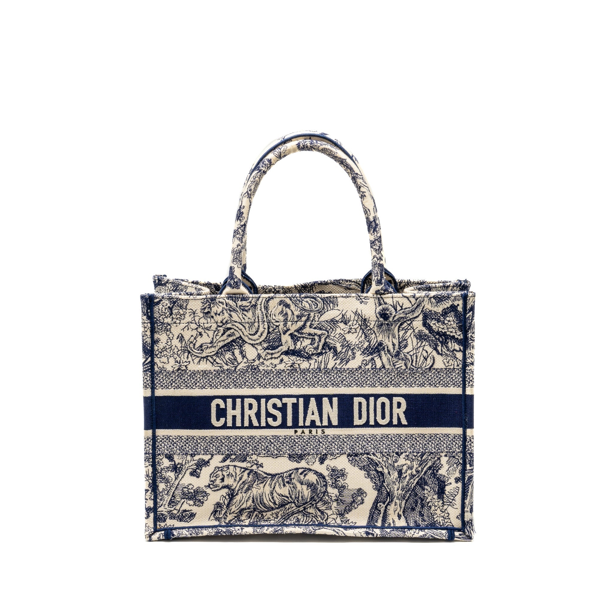 DIOR MEDIUM BOOK TOTE TOILE DE JOUY EMBROIDERY
