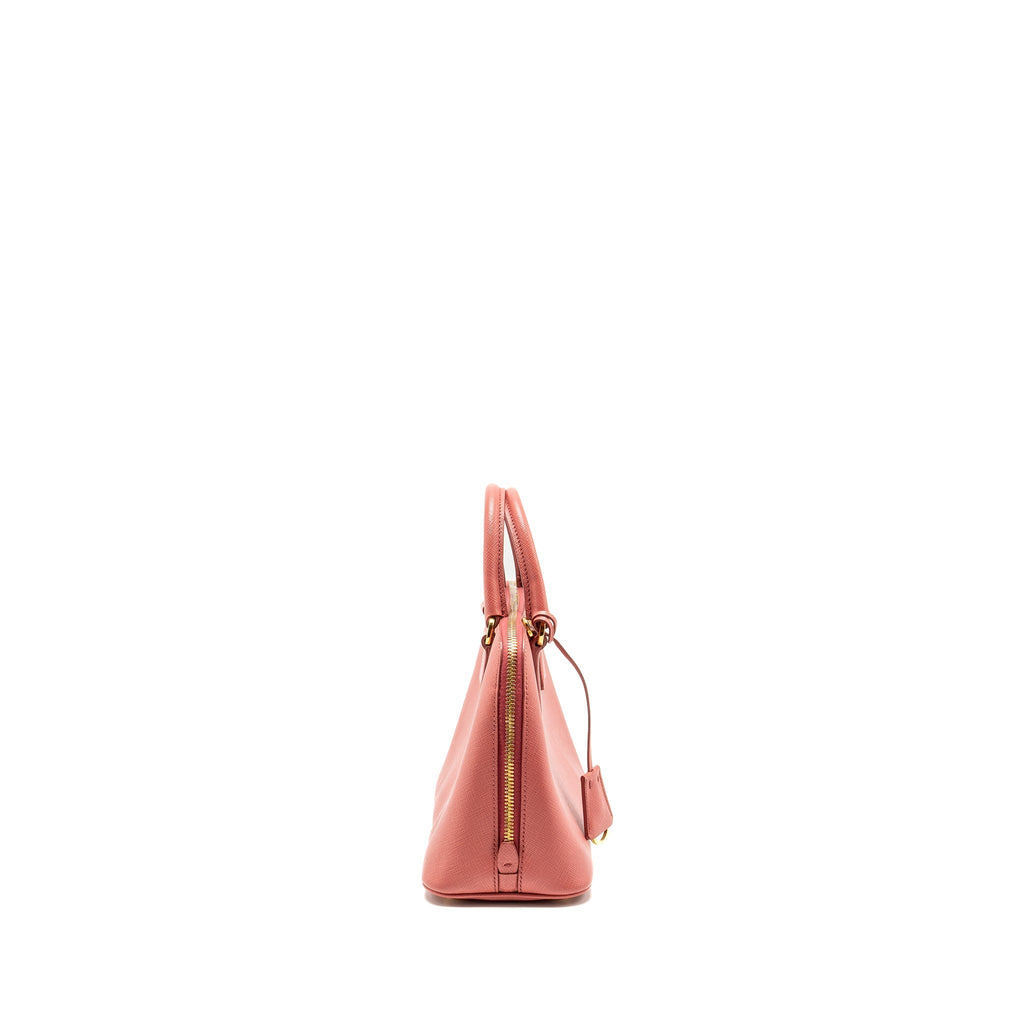PRADA SAFFIANO PROMENADE BAG PINK GHW