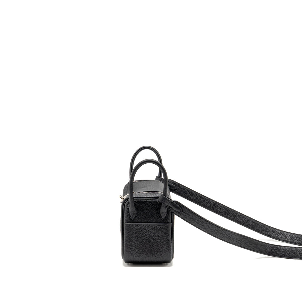 HERMES MINI LINDY II CLEMENCE BLACK SHW