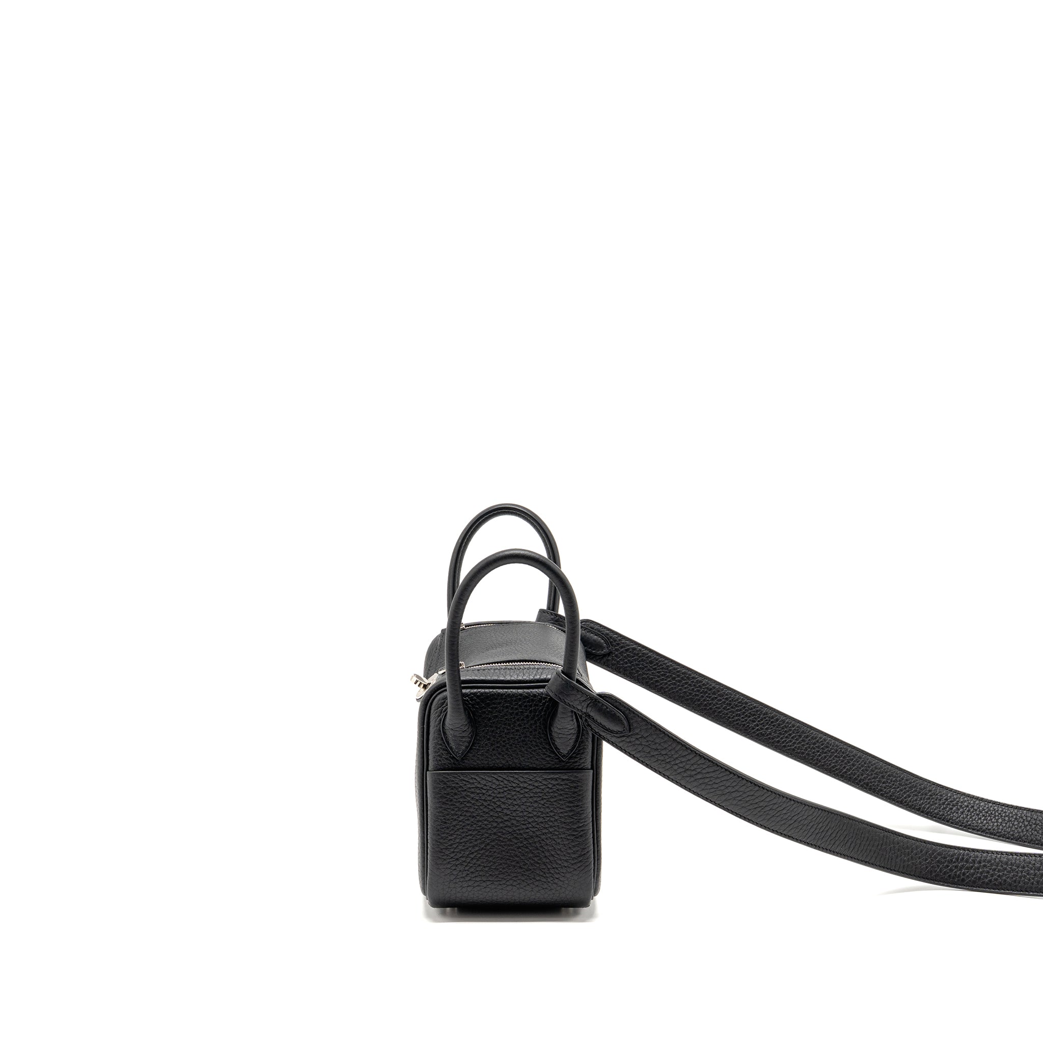 HERMES MINI LINDY II CLEMENCE BLACK SHW