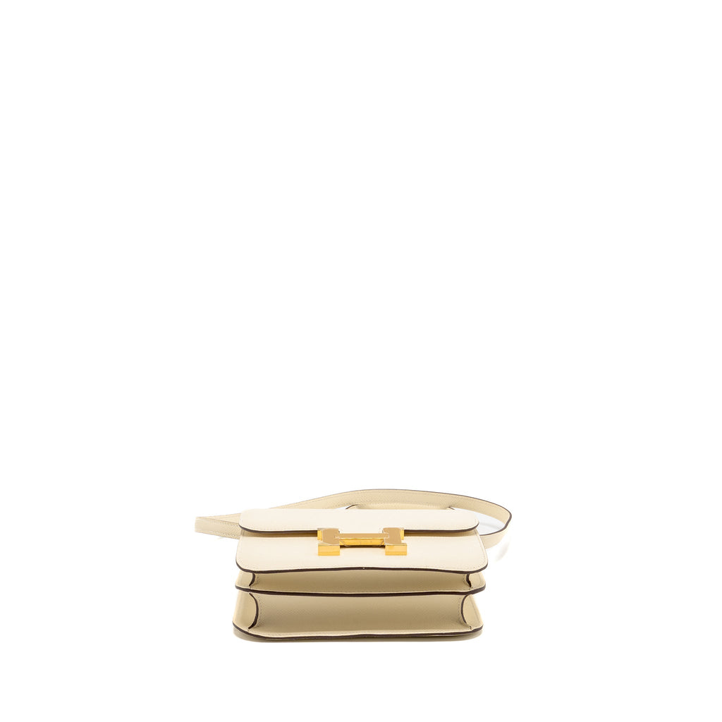 HERMES MINI CONSTANCE EPSOM NATA GHW