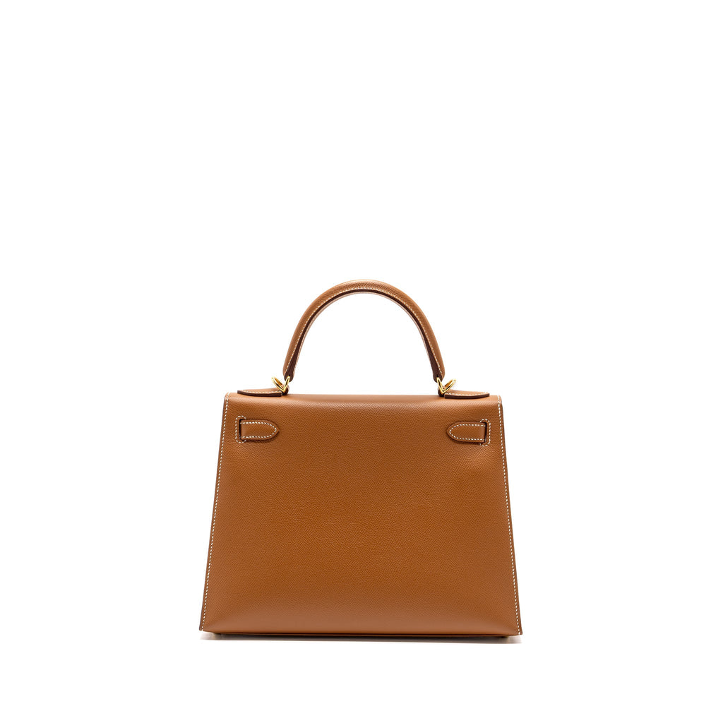 HERMES KELLY 28 SELLIER EPSOM GOLD GHW