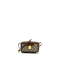 GUCCI MINI BAG WITH INTERLOCKING G GG SUPREME CANVAS/ LEATHER GHW