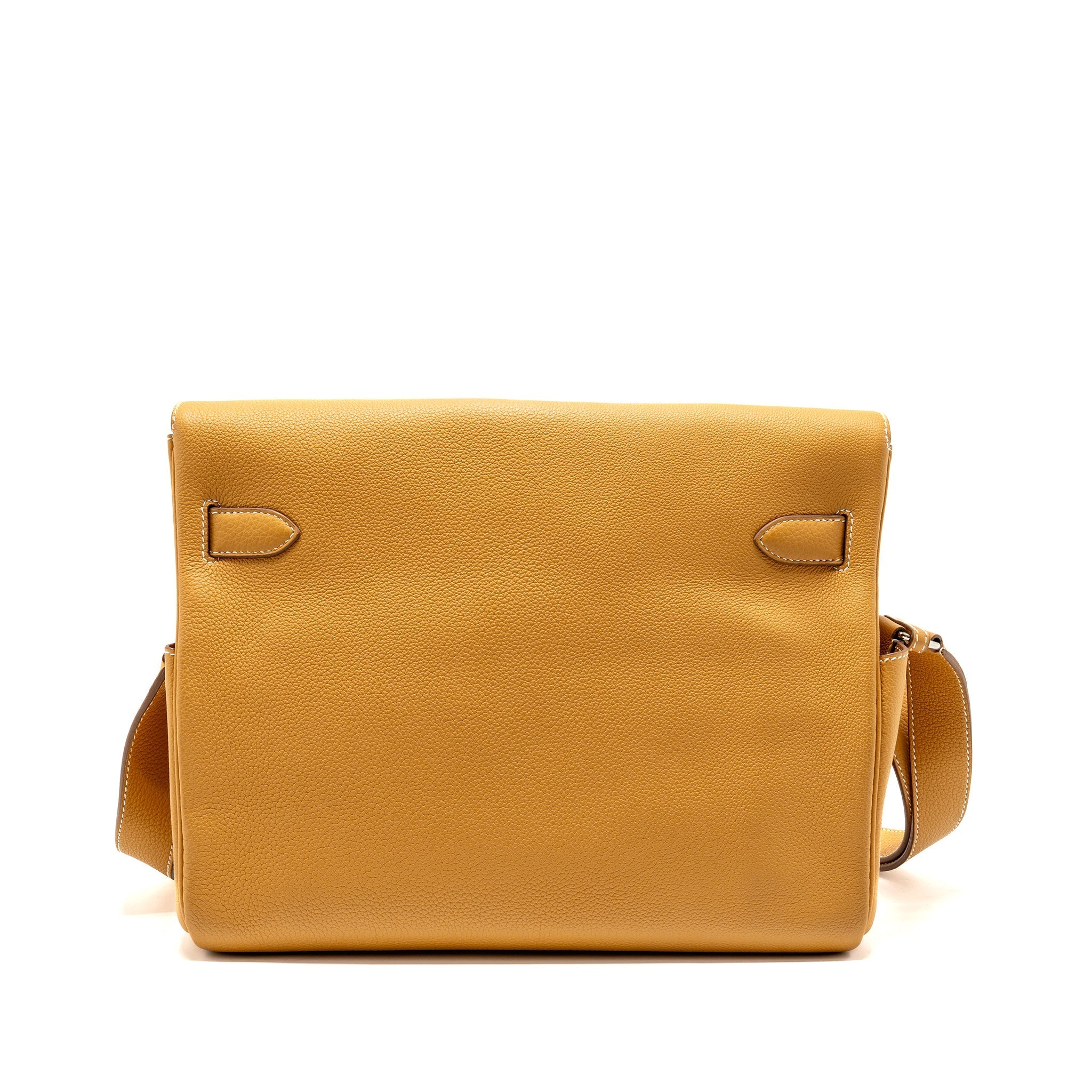 HERMES KELLY MESSENGER GM TOGO NATUREL SABLE SHW