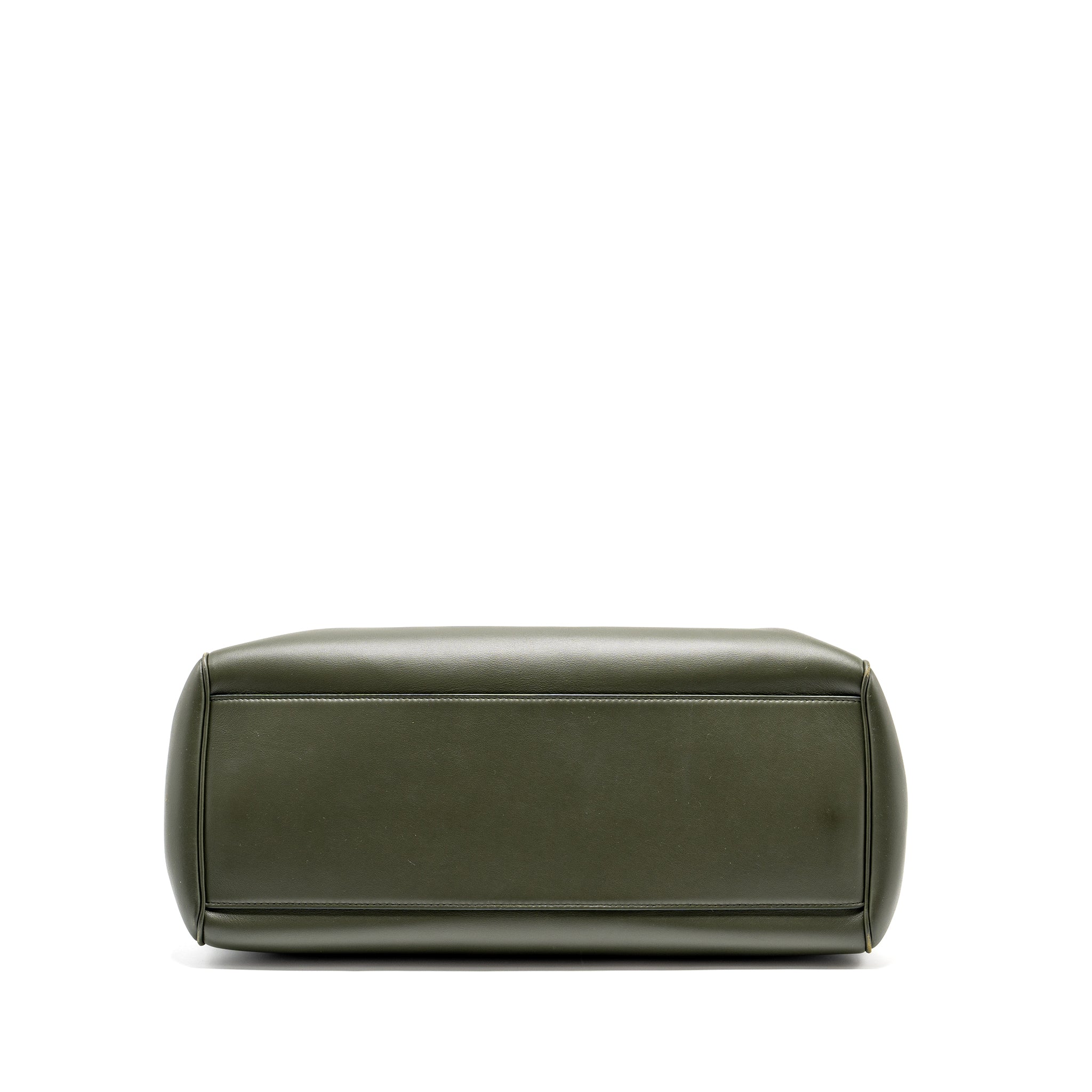CELINE LARGE SOFT 16 BAG SMOOTH CALFSKIN DARK GREEN GHW
