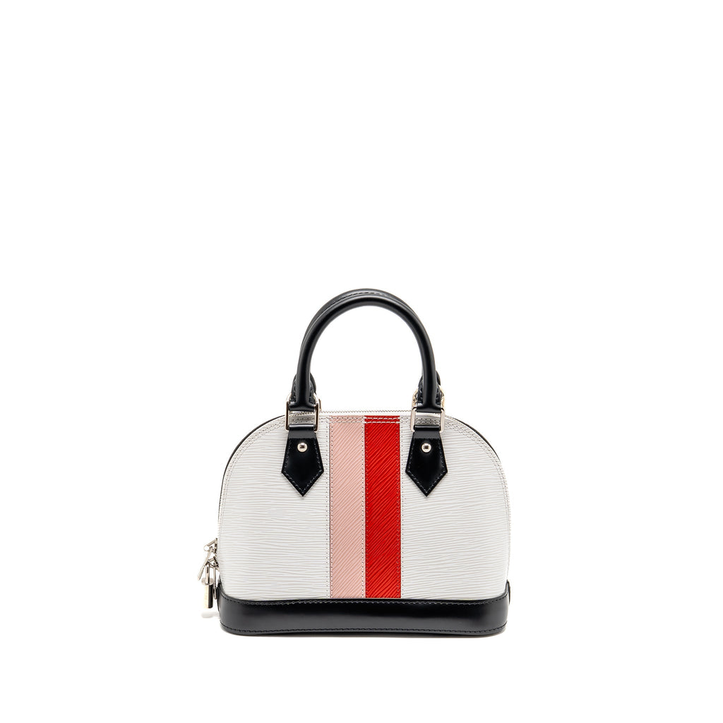 LOUIS VUITTON STRIPE ALMA BB EPI LEATHER WHITE/MULTICOLOUR SHW