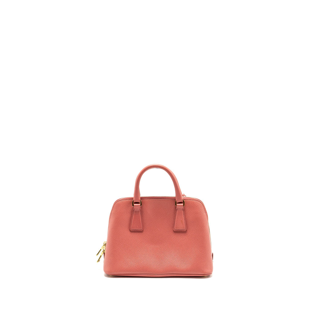 PRADA SAFFIANO PROMENADE BAG PINK GHW