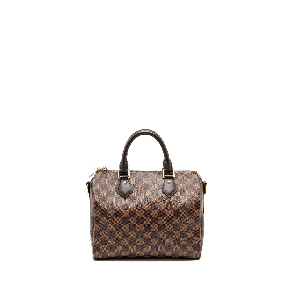LOUIS VUITTON SPEEDY BANDOULIERE 25 DAMIER EBENE GHW
