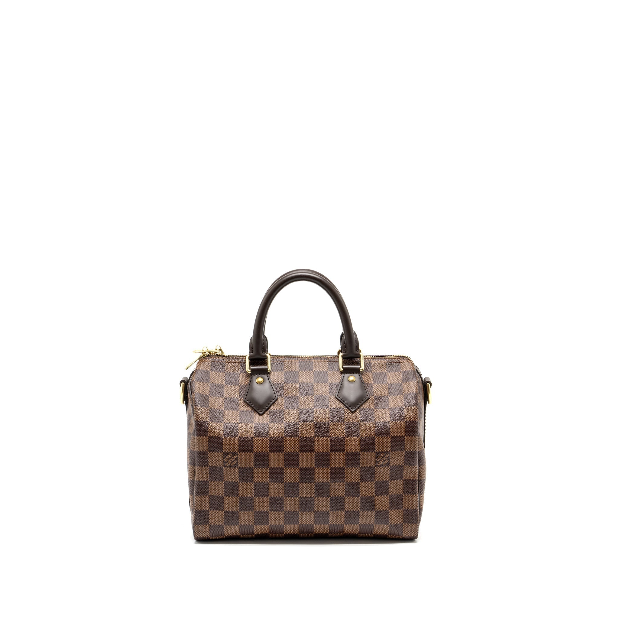 LOUIS VUITTON SPEEDY BANDOULIERE 25 DAMIER EBENE GHW