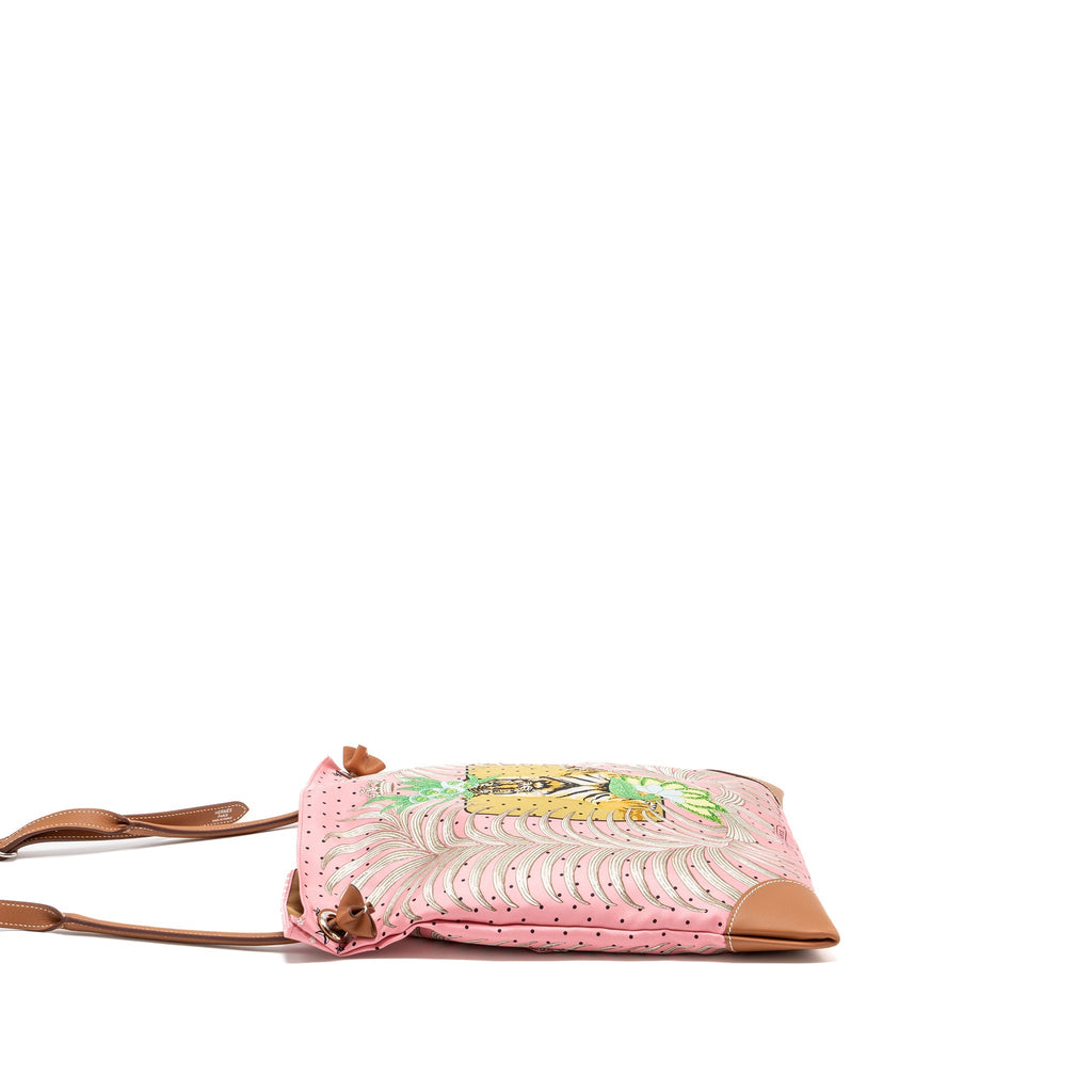 HERMES SILKCITY SHOULDER BAG MULTICOLOUR GOLD SHW