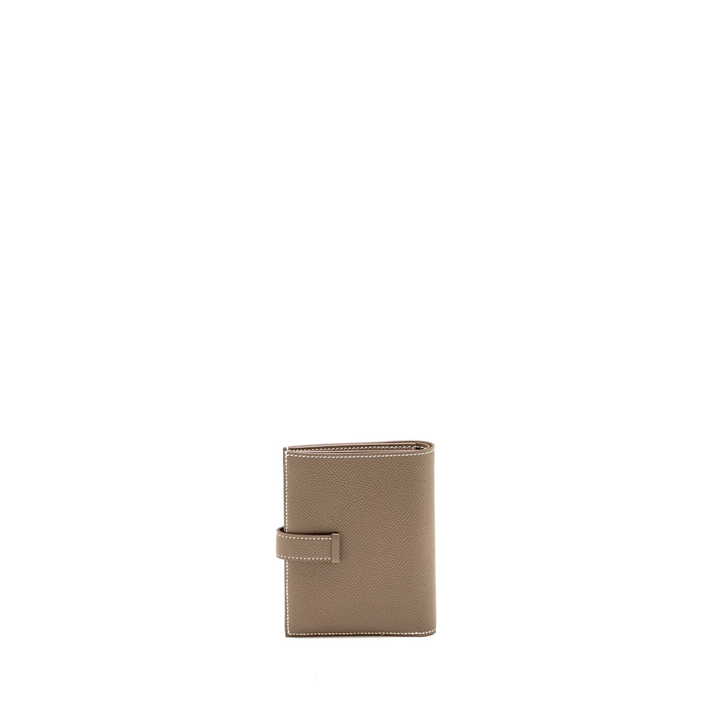HERMES BEARN COMPACT WALLET EPSOM ETOUPE GHW