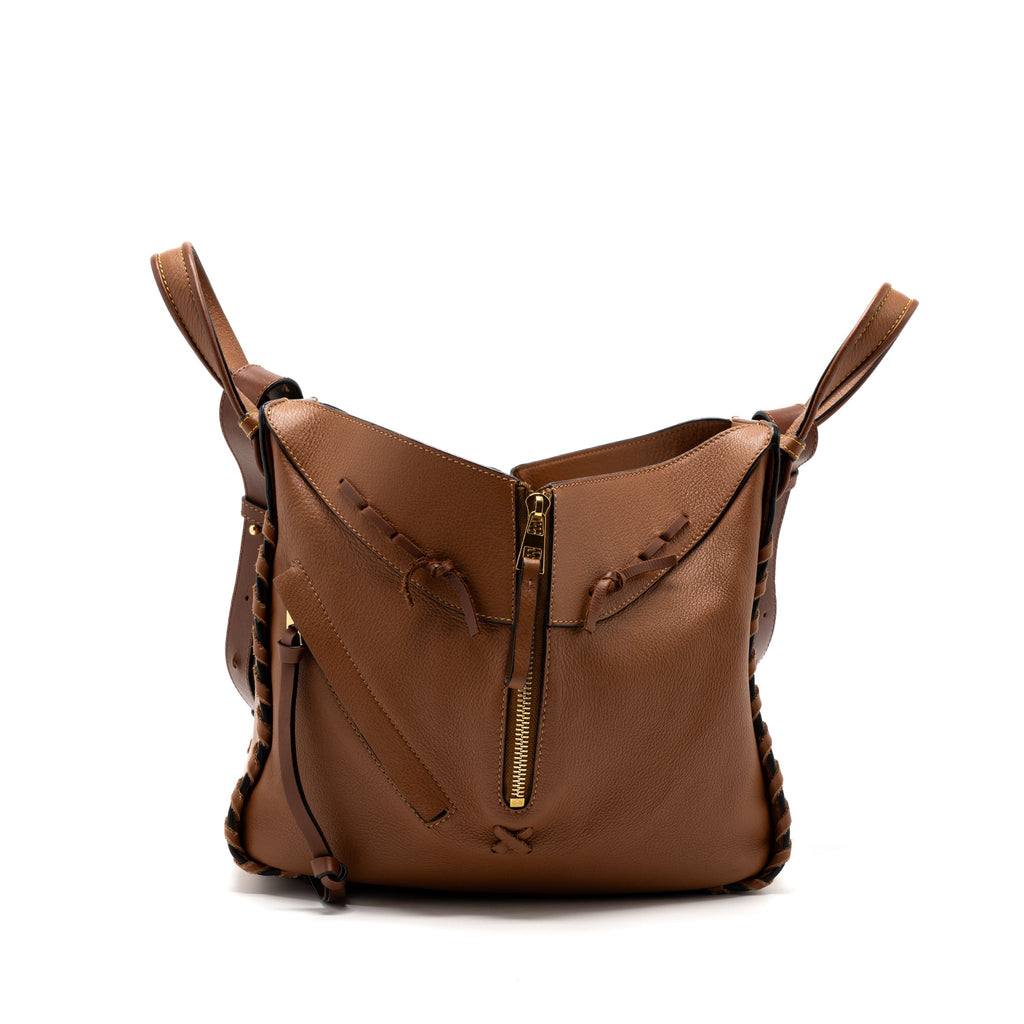 LOEWE SMALL HAMMOCK BAG CALFSKIN CARAMEL GHW