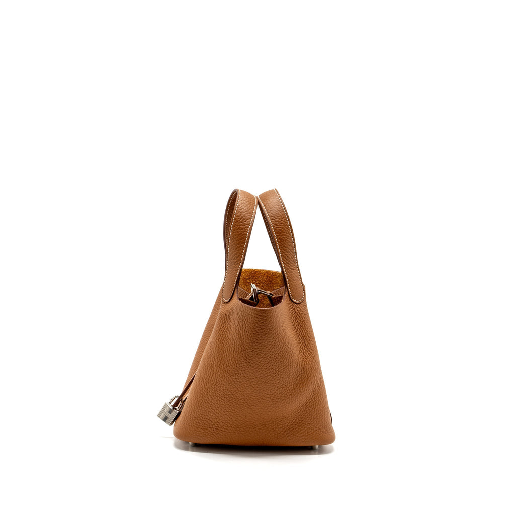 HERMES PICOTIN 18 LOCK BAG CLEMENCE GOLD SHW