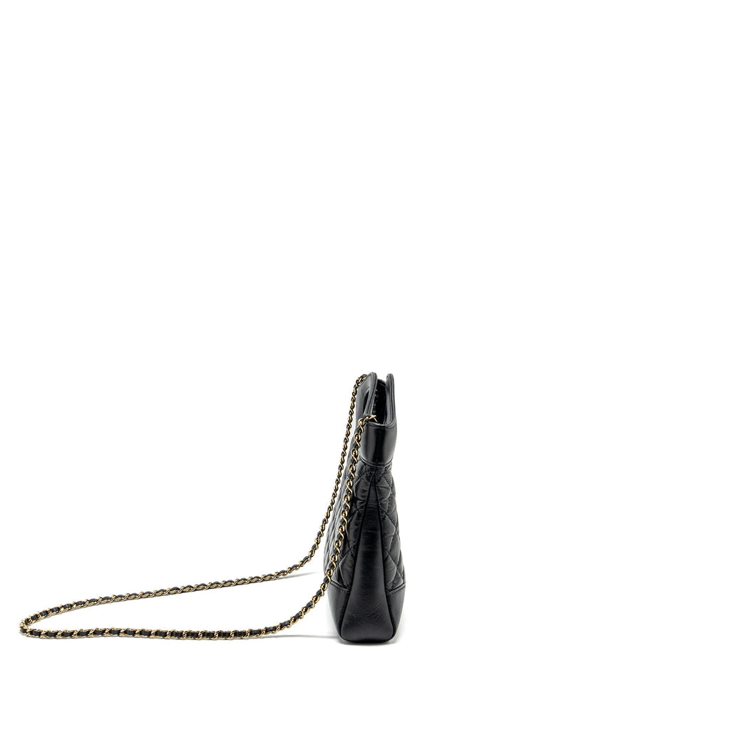 CHANEL MINI 31 BAG CALFSKIN BLACK LGHW (MICROCHIP)