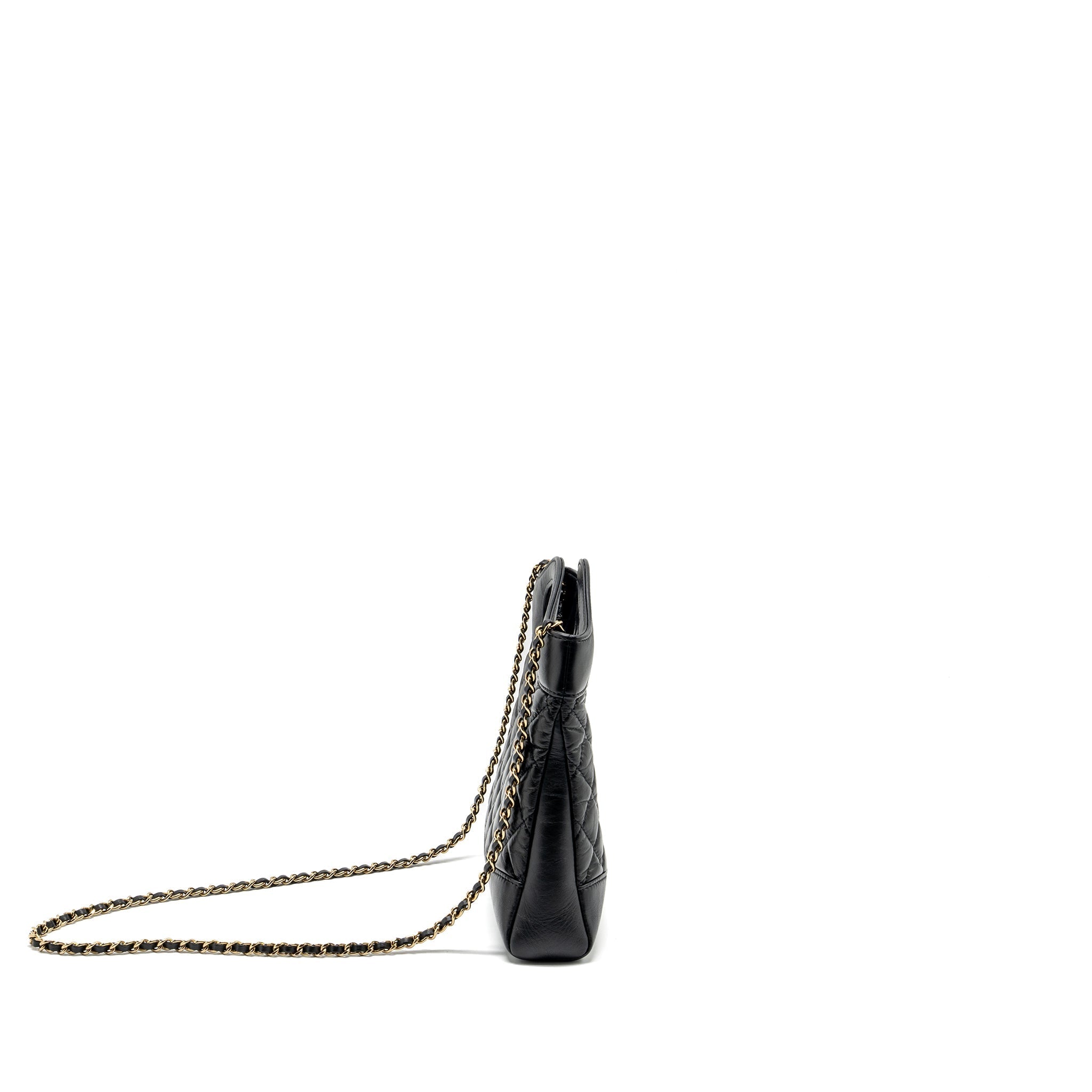 CHANEL MINI 31 BAG CALFSKIN BLACK LGHW (MICROCHIP)