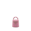 CHANEL TOP HANDLE VANITY CASE LAMBSKIN PINK LGHW