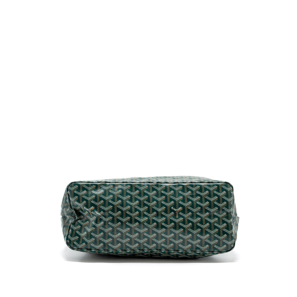 GOYARD BOHEME HOBO BAG CANVAS/ CALFSKIN GREEN SHW